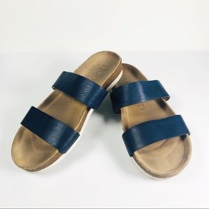Sole society “Mae” double banded slides